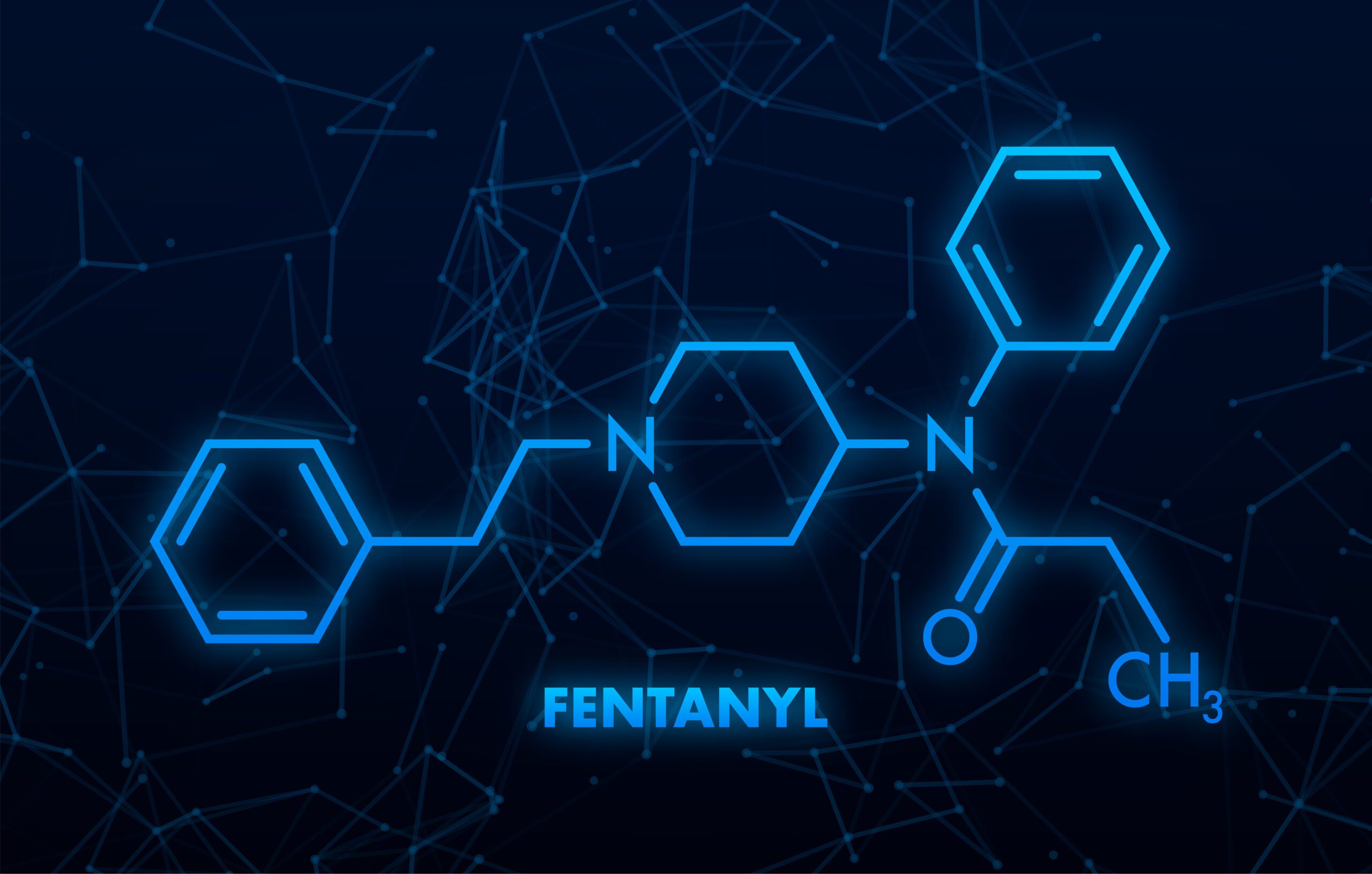 Fentanyl molecule imagery